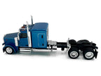 Peterbilt 589 Truck with 72 Inch Sleeper Blue Metallic 1/87 (HO) Plastic Model Car by HO Logistics