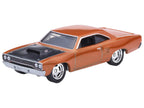 1970 Plymouth Road Runner Custom Copper Metallic with Black Hood "Furious 7" (2015) Movie "Fast & Furious" Series Diecast Model Car by Hot Wheels